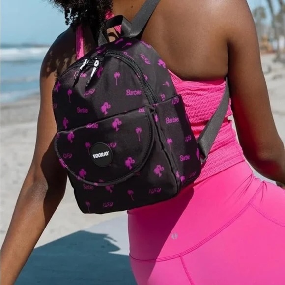 Pink Backpack - Mini - Black & Pink – Limited Edition Barbie™ Christmas Gift - Picture 3 of 6